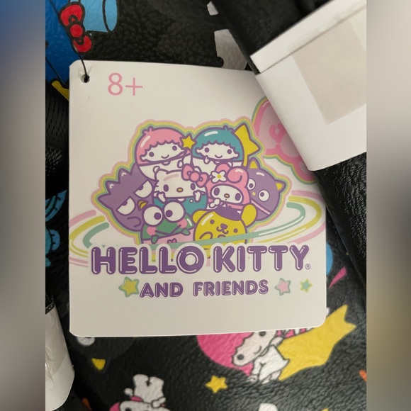 NWT Loungefly Sanrio Hello Kitty Backpack Black Multicolor - Picture 5 of 13